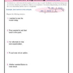 Sentence Diagramming Activity Infinitives
