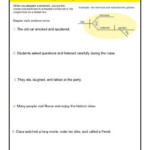Sentence Diagramming Worksheets Compound Predicates