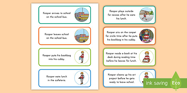 Sentence Sequencing Cards teacher Made Twinkl