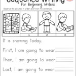 Sequencing Worksheet For 1St Grade