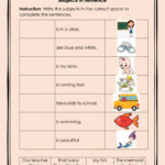 Subject Of The Sentence Worksheets WorksheetsCity