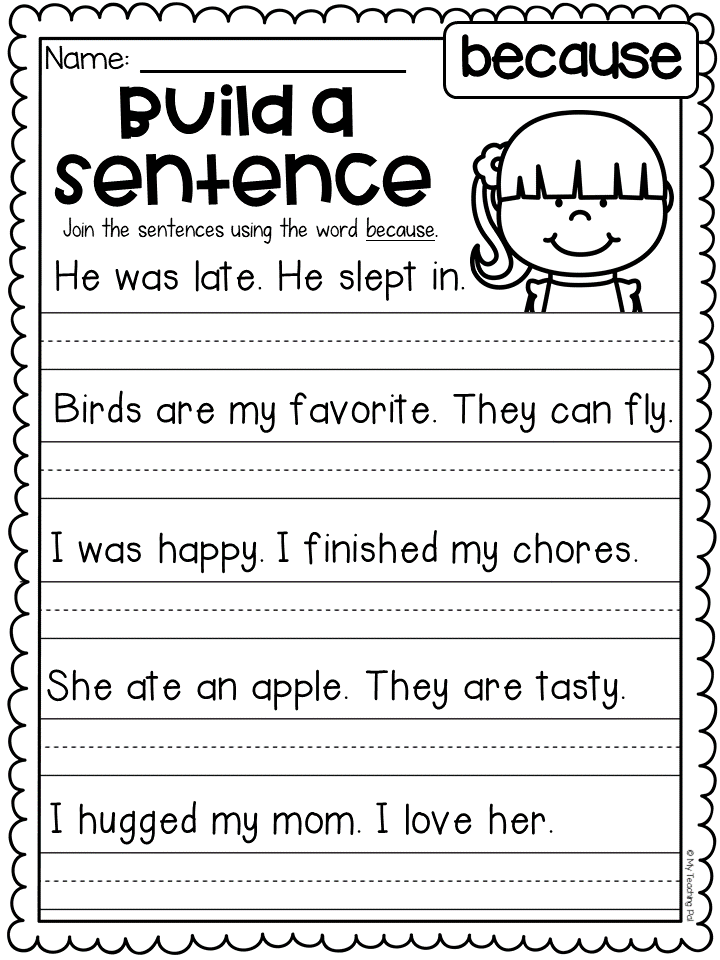 Words I Use When I Write Grade 1