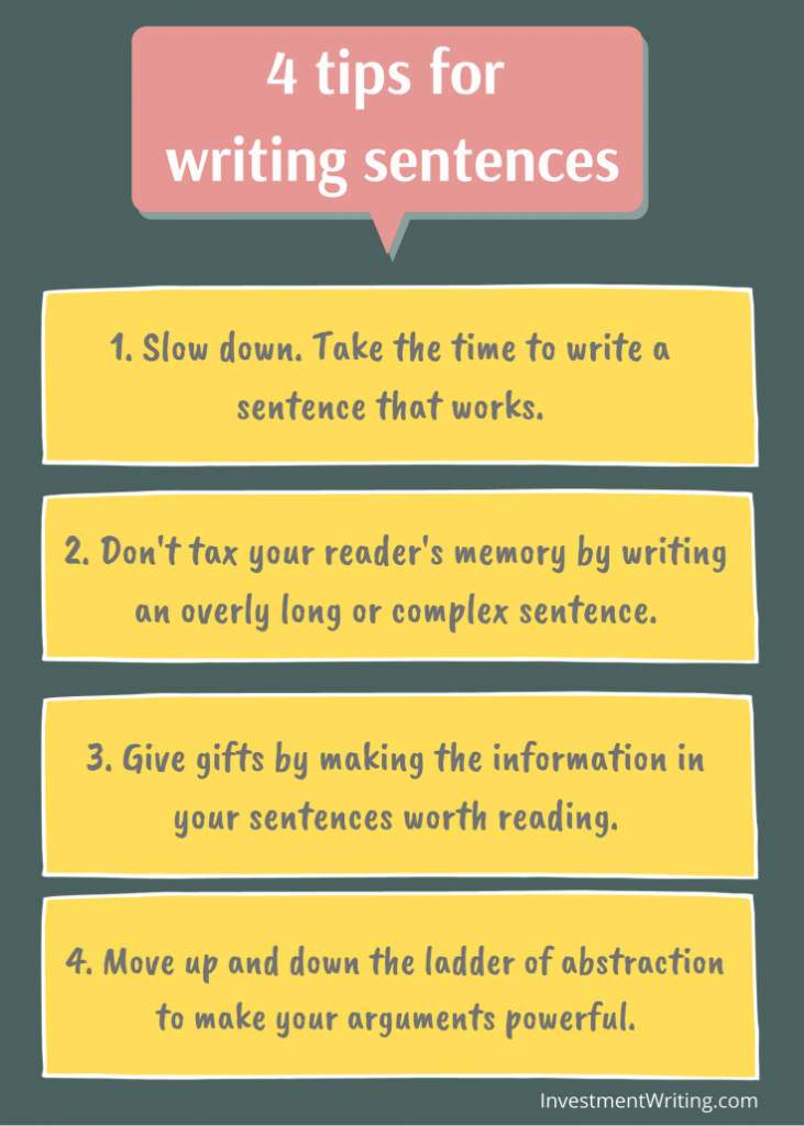 Writing Effective Sentences Worksheet