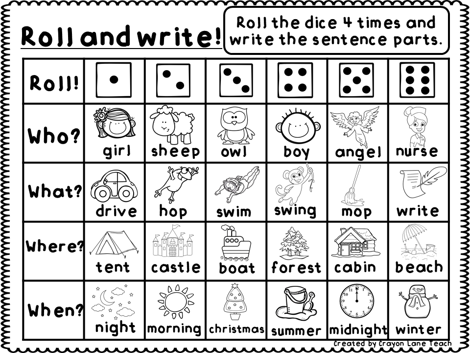 Year 1 Literacy Sentence Work Printable Resources Free Year 1