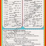 Zero First And Second Conditional Exercises With Answers Muslisugar